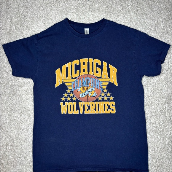 Gildan Other - Vintage Michigan Wolverines 1989 National Champions T-Shirt